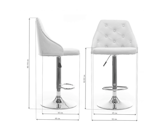 Барный стул Laguna blue velour, изображение 2 | Интернет магазин мебели и декора LifeDekor