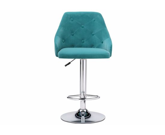 Барный стул Laguna blue velour, изображение 3 | Интернет магазин мебели и декора LifeDekor