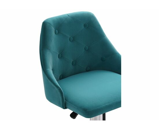 Барный стул Laguna blue velour, изображение 6 | Интернет магазин мебели и декора LifeDekor