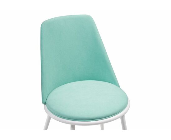 Стул на металлокаркасе Алдис катания лагун / белый матовый, изображение 6 | Интернет магазин мебели и декора LifeDekor