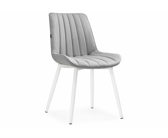 Стул на металлокаркасе Бриджеш velutto 52 / белый | Интернет магазин мебели и декора LifeDekor