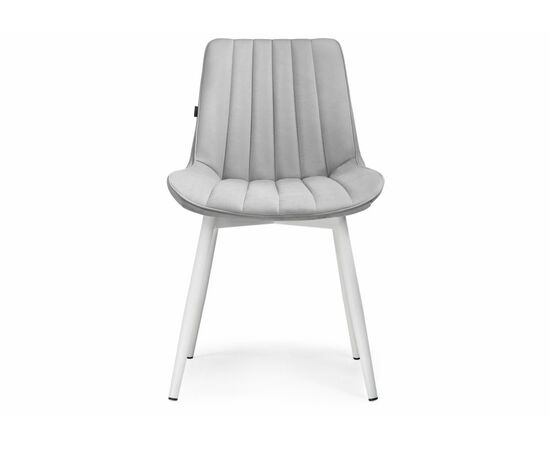 Стул на металлокаркасе Бриджеш velutto 52 / белый, изображение 2 | Интернет магазин мебели и декора LifeDekor