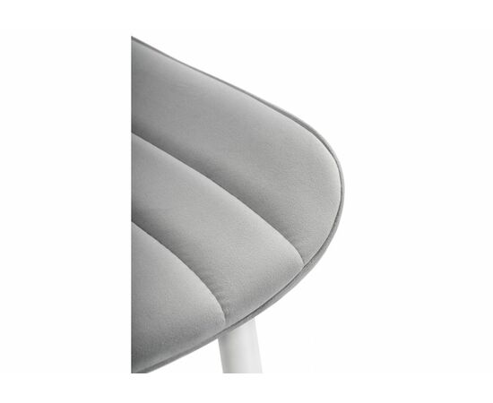 Стул на металлокаркасе Бриджеш velutto 52 / белый, изображение 6 | Интернет магазин мебели и декора LifeDekor