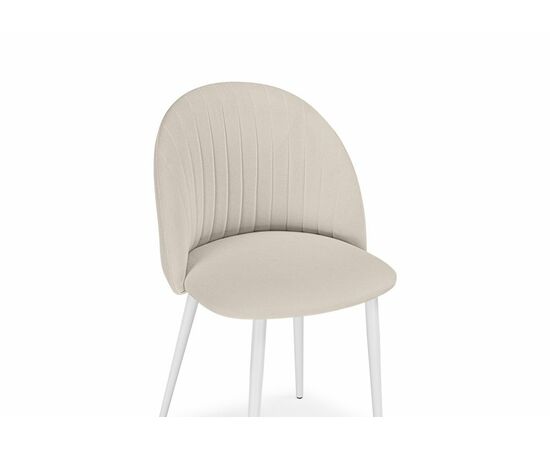 Стул на металлокаркасе Дарлин marseille 13 / белый, изображение 5 | Интернет магазин мебели и декора LifeDekor