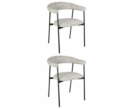 Стул обеденный Toko светло-серый 2 шт. | Интернет магазин мебели и декора LifeDekor