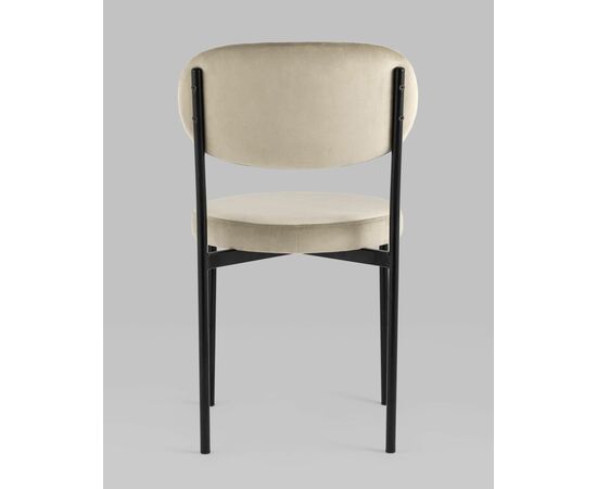 Стул Бриф NEW велюр бежевый 4 шт, изображение 5 | Интернет магазин мебели и декора LifeDekor