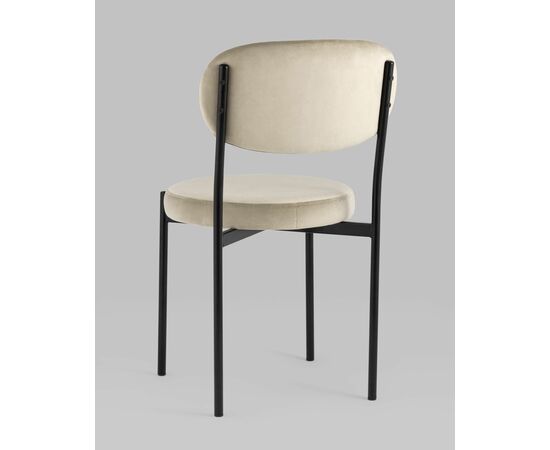 Стул Бриф NEW велюр бежевый 4 шт, изображение 6 | Интернет магазин мебели и декора LifeDekor