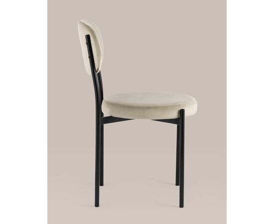 Стул Бриф NEW велюр бежевый 4 шт, изображение 4 | Интернет магазин мебели и декора LifeDekor