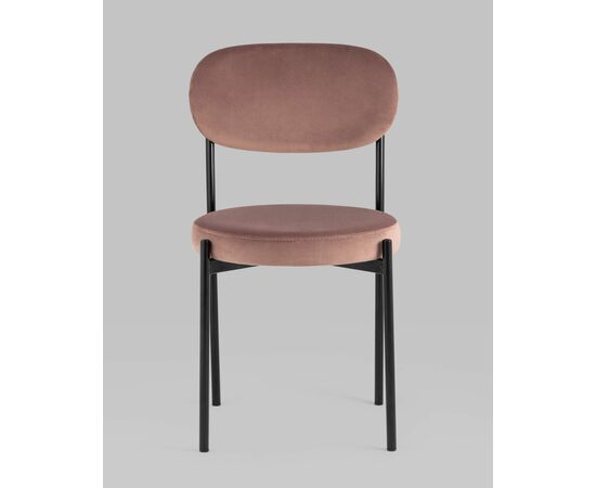 Стул Бриф NEW велюр пыльно-розовый 4 шт, изображение 2 | Интернет магазин мебели и декора LifeDekor