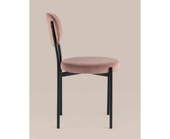 Стул Бриф NEW велюр пыльно-розовый 4 шт, изображение 4 | Интернет магазин мебели и декора LifeDekor