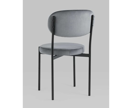 Стул Бриф NEW велюр серый 4 шт, изображение 6 | Интернет магазин мебели и декора LifeDekor