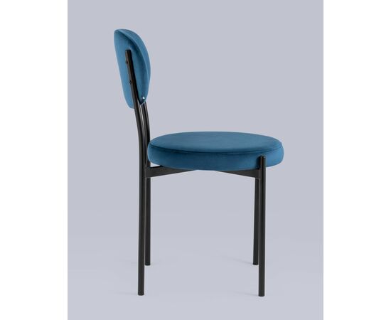 Стул Бриф NEW велюр синий 4 шт, изображение 4 | Интернет магазин мебели и декора LifeDekor