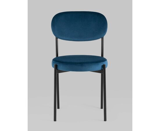 Стул Бриф NEW велюр синий 4 шт, изображение 3 | Интернет магазин мебели и декора LifeDekor