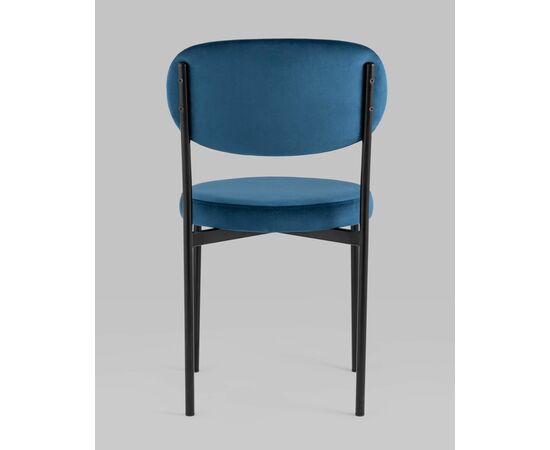 Стул Бриф NEW велюр синий 4 шт, изображение 5 | Интернет магазин мебели и декора LifeDekor