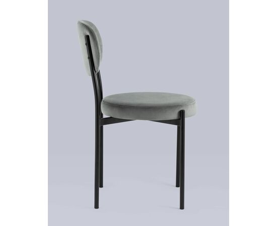 Стул Бриф NEW велюр тёмно-серый 4 шт, изображение 4 | Интернет магазин мебели и декора LifeDekor