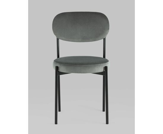 Стул Бриф NEW велюр тёмно-серый 4 шт, изображение 3 | Интернет магазин мебели и декора LifeDekor