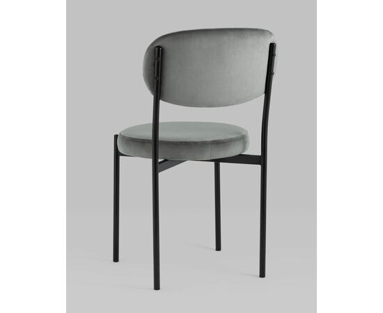 Стул Бриф NEW велюр тёмно-серый 4 шт, изображение 6 | Интернет магазин мебели и декора LifeDekor