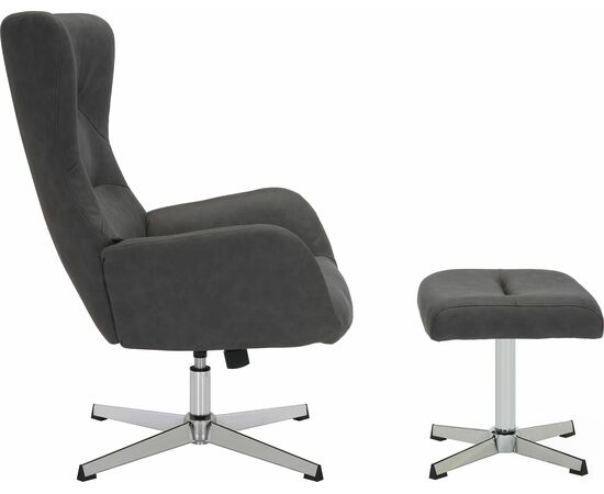 Кресло мягкое Everprof Apple Ткань Темно-серый, изображение 3 | Интернет магазин мебели и декора LifeDekor