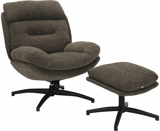 Кресло мягкое Everprof Kiwi Ткань Темно-коричневый | Интернет магазин мебели и декора LifeDekor