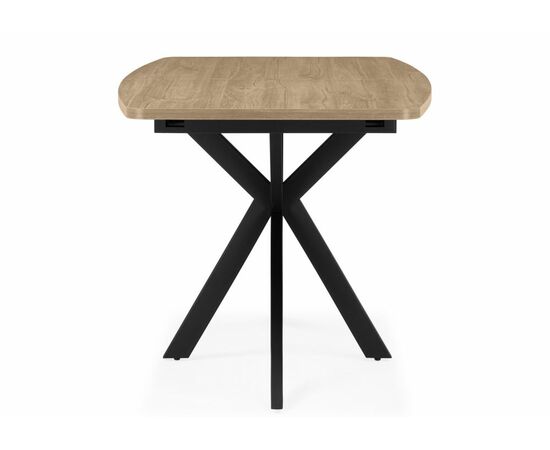 Стол деревянный Индиана 130x80 дуб кунео / черный, изображение 3 | Интернет магазин мебели и декора LifeDekor