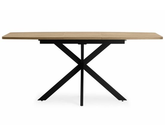 Стол деревянный Индиана 130x80 дуб кунео / черный, изображение 4 | Интернет магазин мебели и декора LifeDekor