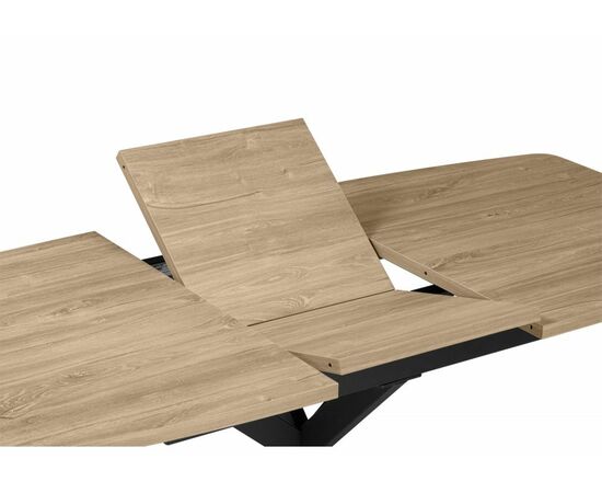 Стол деревянный Индиана 130x80 дуб кунео / черный, изображение 7 | Интернет магазин мебели и декора LifeDekor