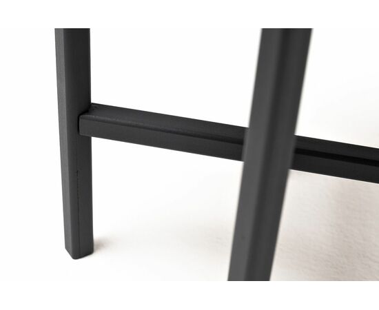 "Кипр" интерьерный стол из HPL круглый Ø30 H40, цвет "серый гранит", изображение 3 | Интернет магазин мебели и декора LifeDekor