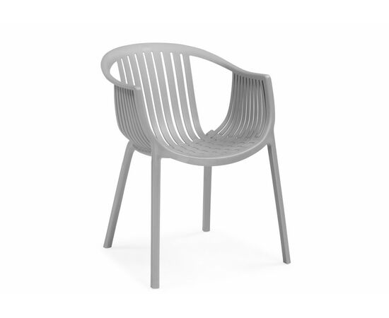 Пластиковый стул Боркас пластик / серый | Интернет магазин мебели и декора LifeDekor