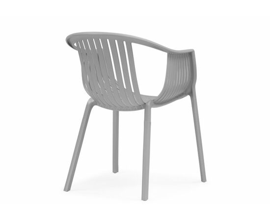 Пластиковый стул Боркас пластик / серый, изображение 4 | Интернет магазин мебели и декора LifeDekor