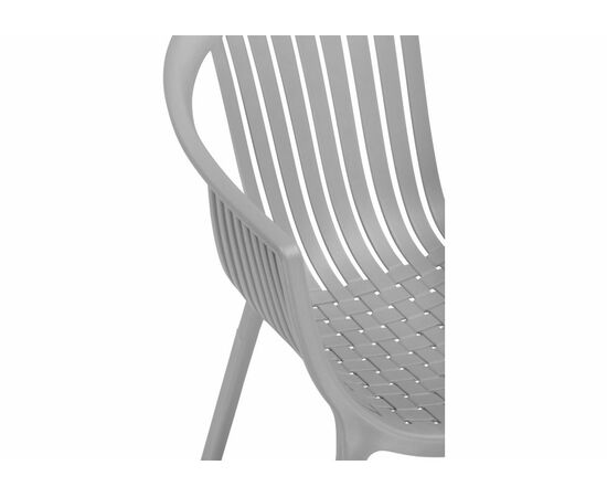 Пластиковый стул Боркас пластик / серый, изображение 6 | Интернет магазин мебели и декора LifeDekor