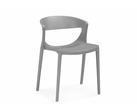 Пластиковый стул Градно жесткий серый | Интернет магазин мебели и декора LifeDekor