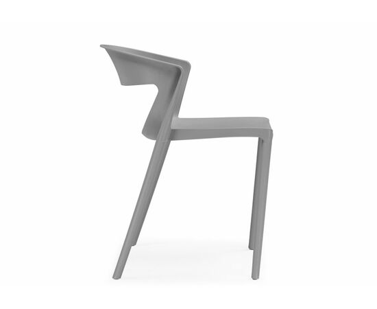 Пластиковый стул Градно жесткий серый, изображение 3 | Интернет магазин мебели и декора LifeDekor