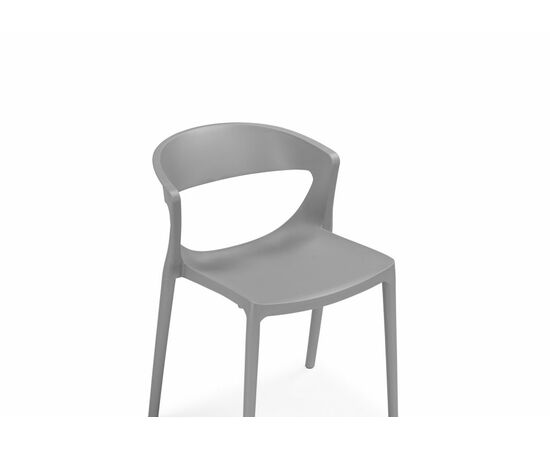 Пластиковый стул Градно жесткий серый, изображение 5 | Интернет магазин мебели и декора LifeDekor