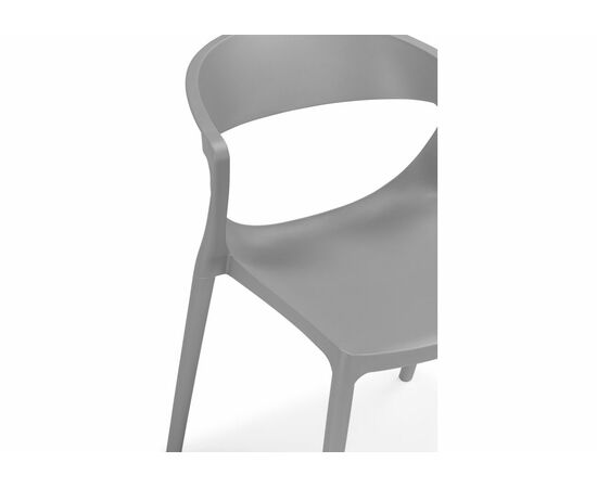 Пластиковый стул Градно жесткий серый, изображение 6 | Интернет магазин мебели и декора LifeDekor