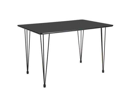 Стол Solution 120x80х75,5см, чёрный | Интернет магазин мебели и декора LifeDekor