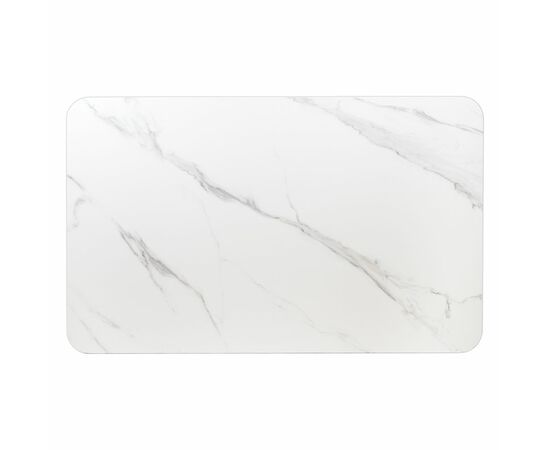 Стол Festa 140x85x77см, керамогранит белый мрамор, изображение 9 | Интернет магазин мебели и декора LifeDekor