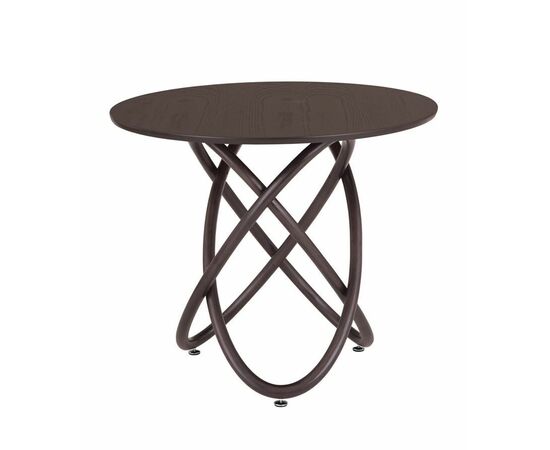 Стол не раскладной Линц 90 Red Black(Венге) | Интернет магазин мебели и декора LifeDekor