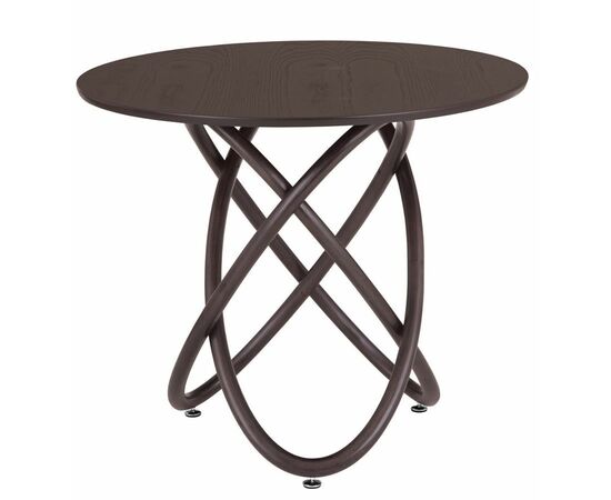 Стол не раскладной Линц 90 Red Black(Венге), изображение 3 | Интернет магазин мебели и декора LifeDekor