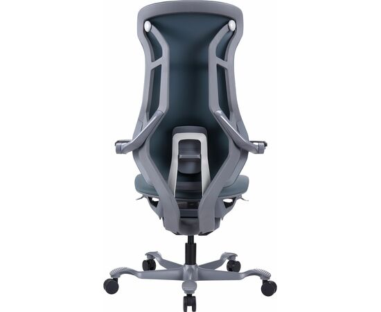 Эргономичное кресло Atom Grey Экокожа Серый, изображение 4 | Интернет магазин мебели и декора LifeDekor