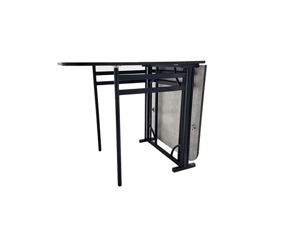 Стол-книжка Искра, Цемент, Черный муар, изображение 3 | Интернет магазин мебели и декора LifeDekor