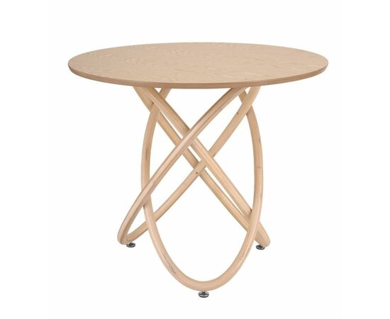 Стол не раскладной Линц 90 Red Black (Беленый дуб), изображение 2 | Интернет магазин мебели и декора LifeDekor