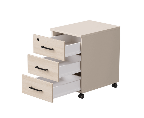 Тумба мобильная Everprof EVO 406х540х608 Кашемир/Кашемир/Дуб Соната, изображение 2 | Интернет магазин мебели и декора LifeDekor