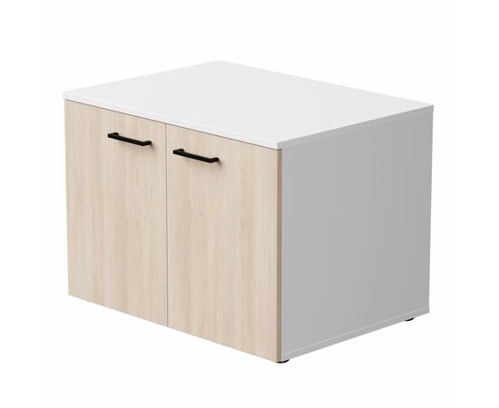 Тумба для оргтехники Everprof EVO 800х604x588 Белый/Дуб Соната | Интернет магазин мебели и декора LifeDekor