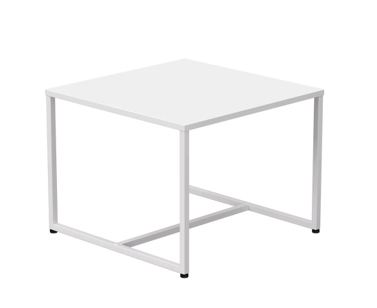 Стол журнальный Everprof EVO 604х604х460 Белый/Белый | Интернет магазин мебели и декора LifeDekor