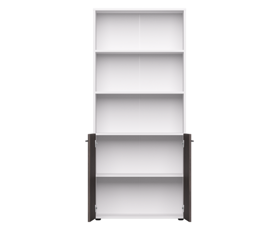 Шкаф полузакрытый Everprof EVO 800х383x1835 Белый/Дуб Пасадена, изображение 2 | Интернет магазин мебели и декора LifeDekor