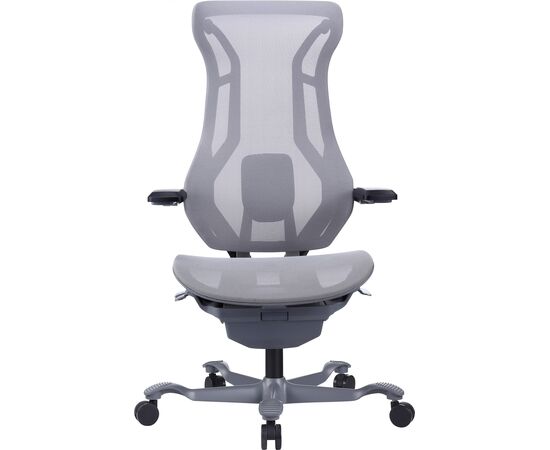 Эргономичное кресло Atom Grey Сетка Серый, изображение 2 | Интернет магазин мебели и декора LifeDekor