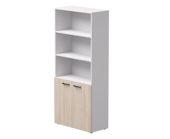 Шкаф полузакрытый Everprof EVO 800х383x1835 Белый/Дуб Соната | Интернет магазин мебели и декора LifeDekor