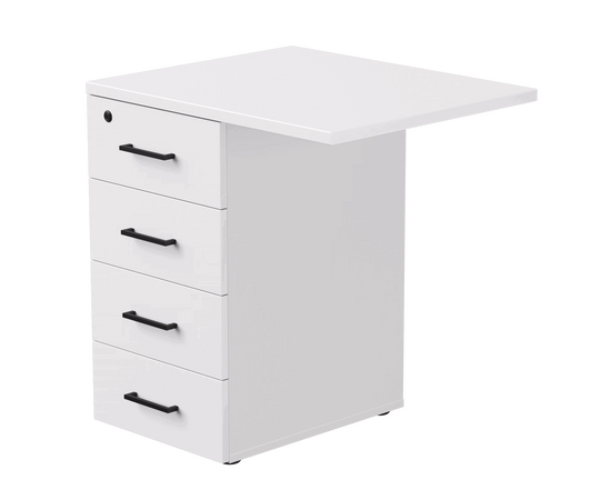 Тумба приставная Everprof EVO с топом 710х600x755 Белый | Интернет магазин мебели и декора LifeDekor