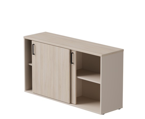 Шкаф-купе низкий Everprof EVO 1374х385х755 Кашемир/Дуб Соната, изображение 2 | Интернет магазин мебели и декора LifeDekor