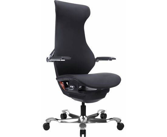 Эргономичное кресло Atom Black Экокожа Черный | Интернет магазин мебели и декора LifeDekor